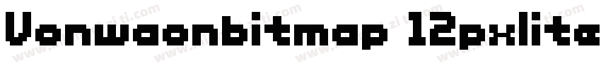 Vonwaonbitmap 12pxlite字体转换